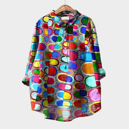 Francesca – Kleurrijke blouse voor elke dag