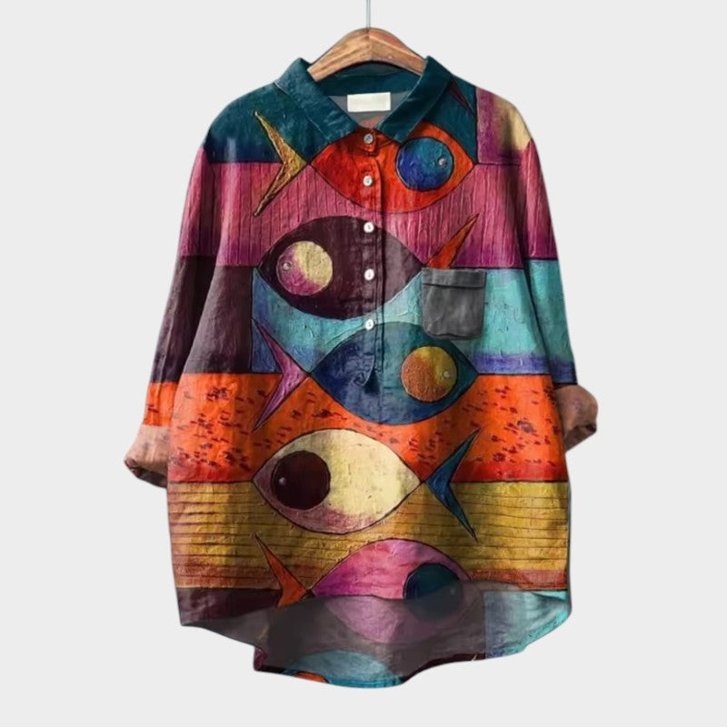 Luciana – Kattenblouse voor elke dag