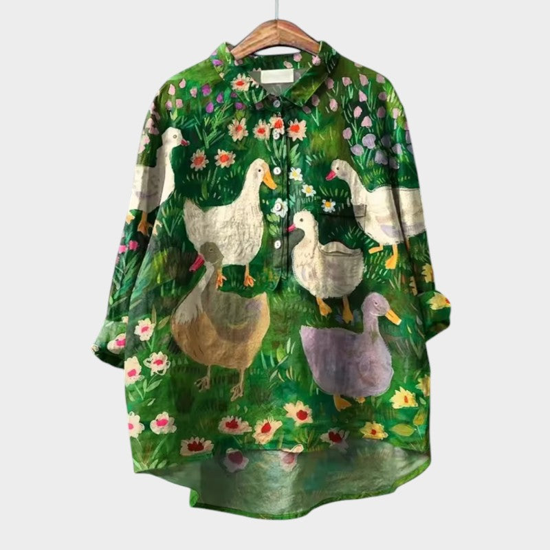 Luciana – Kattenblouse voor elke dag