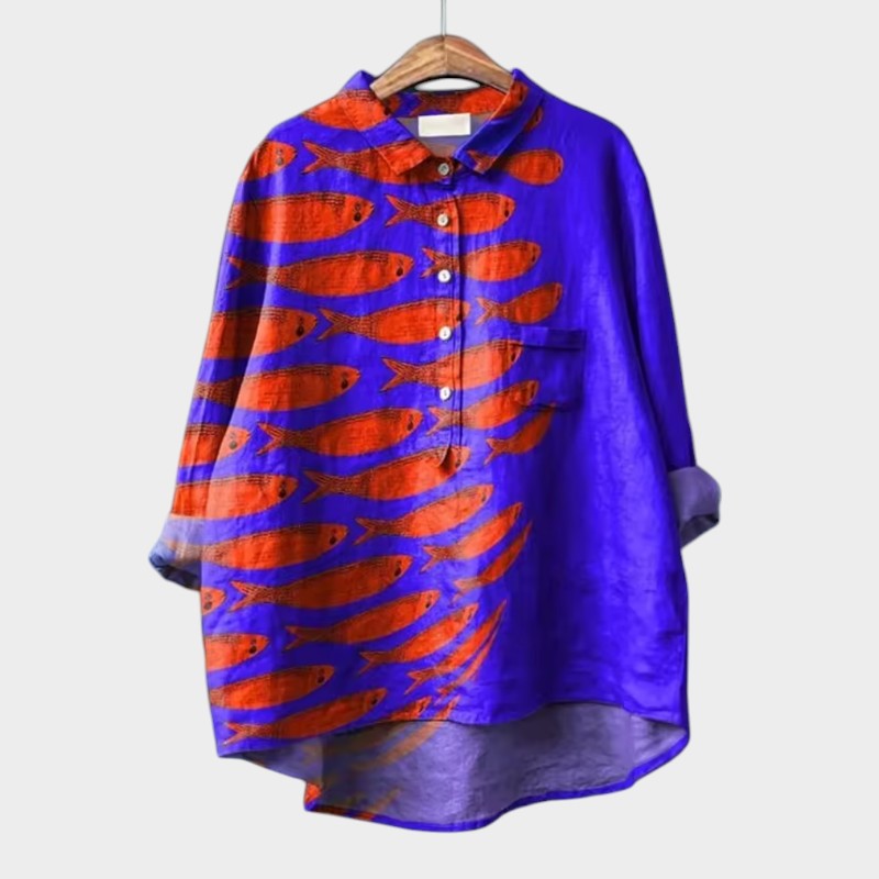 Luciana – Kattenblouse voor elke dag