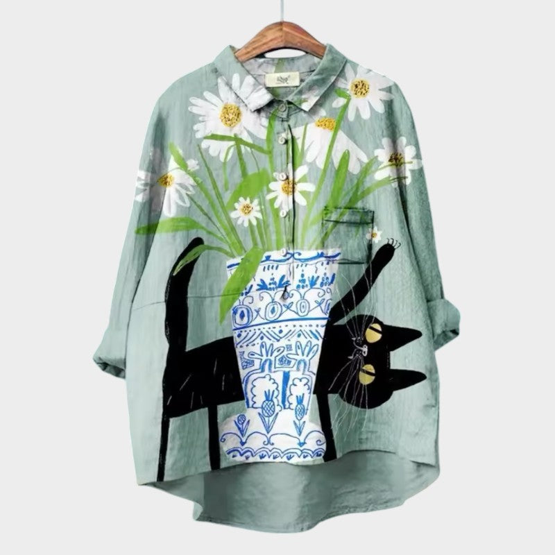 Elisabetta – Comfortabele blouse pasvorm