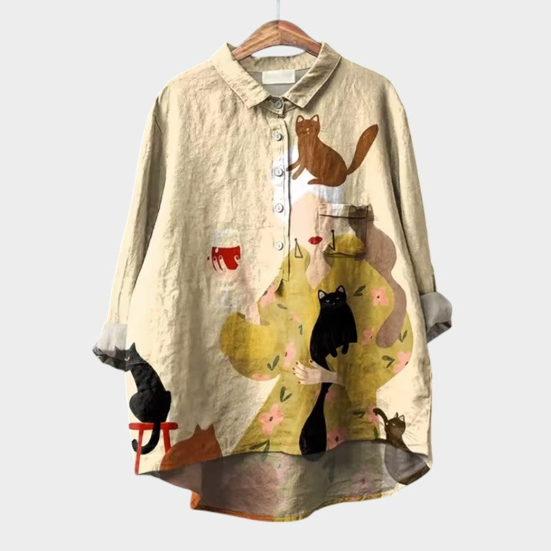 Elisabetta – Comfortabele blouse pasvorm