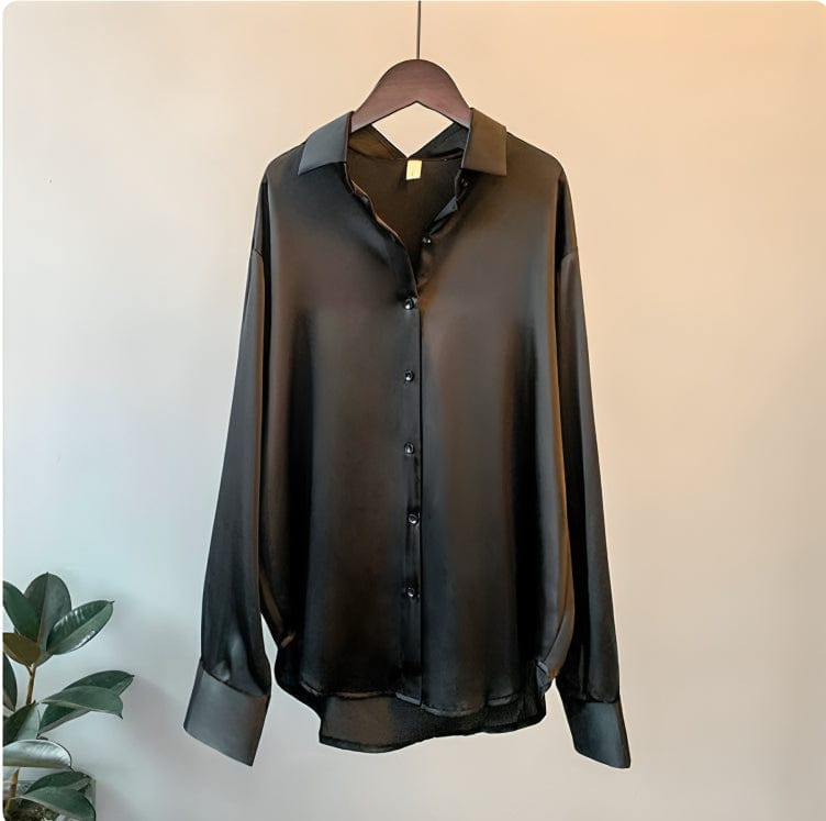 Margot - Stijlvolle Satijnen Blouse