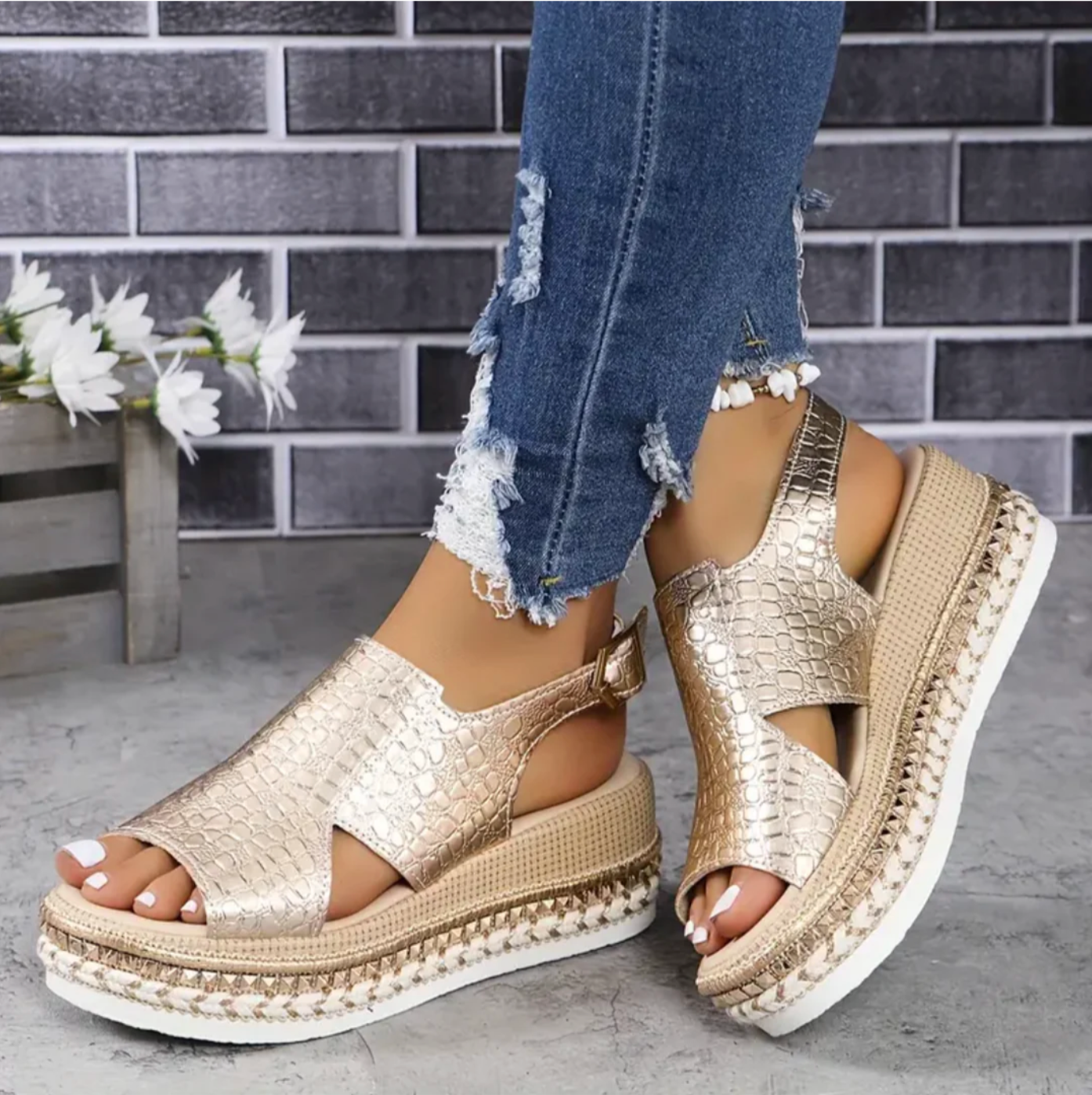 Hélène - Elegante Orthopedische Sandalen