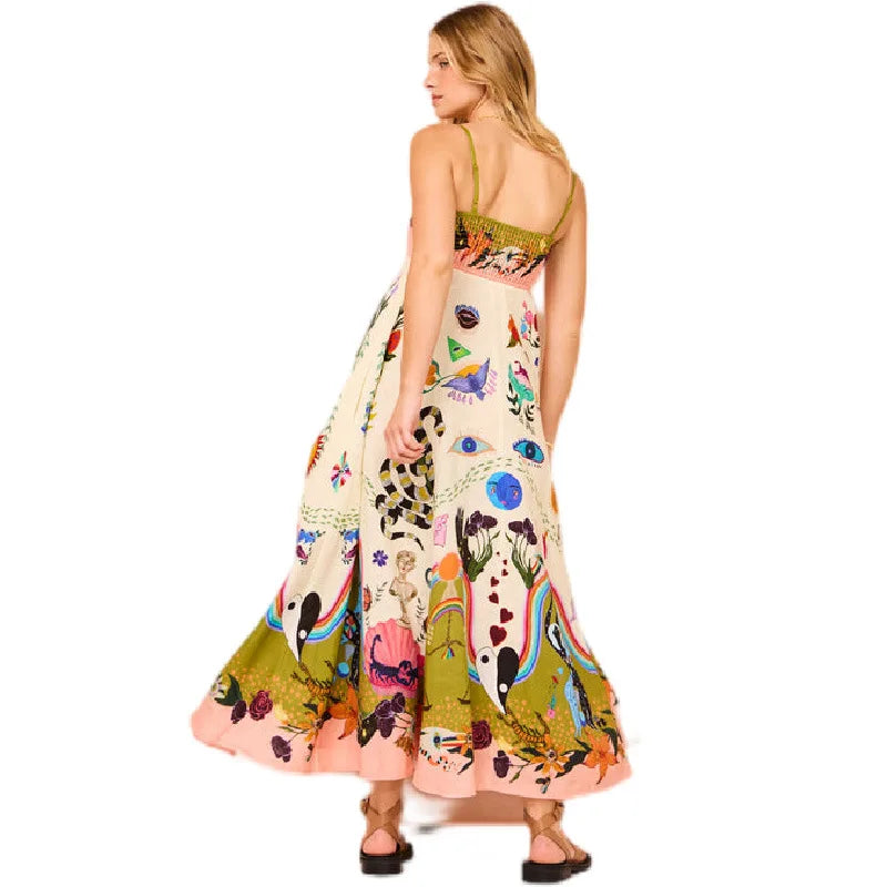 Cassandra - Luchtige Zomer Cami-Jurk