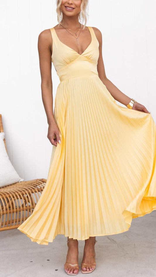 Aby - Elegante Lente Maxi Jurk