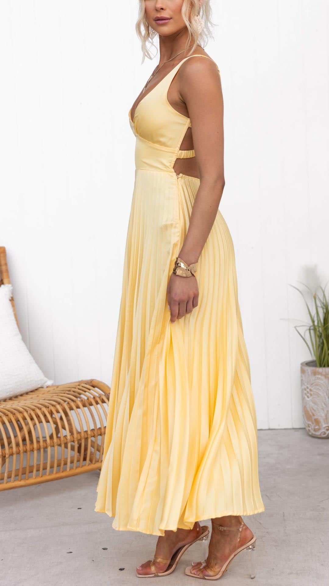 Aby - Elegante Lente Maxi Jurk