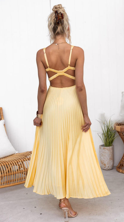 Aby - Elegante Lente Maxi Jurk