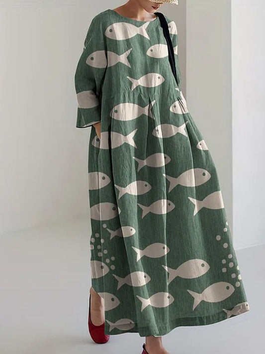 JULIA - ELEGANTE ZWARTE MIDI-JURK