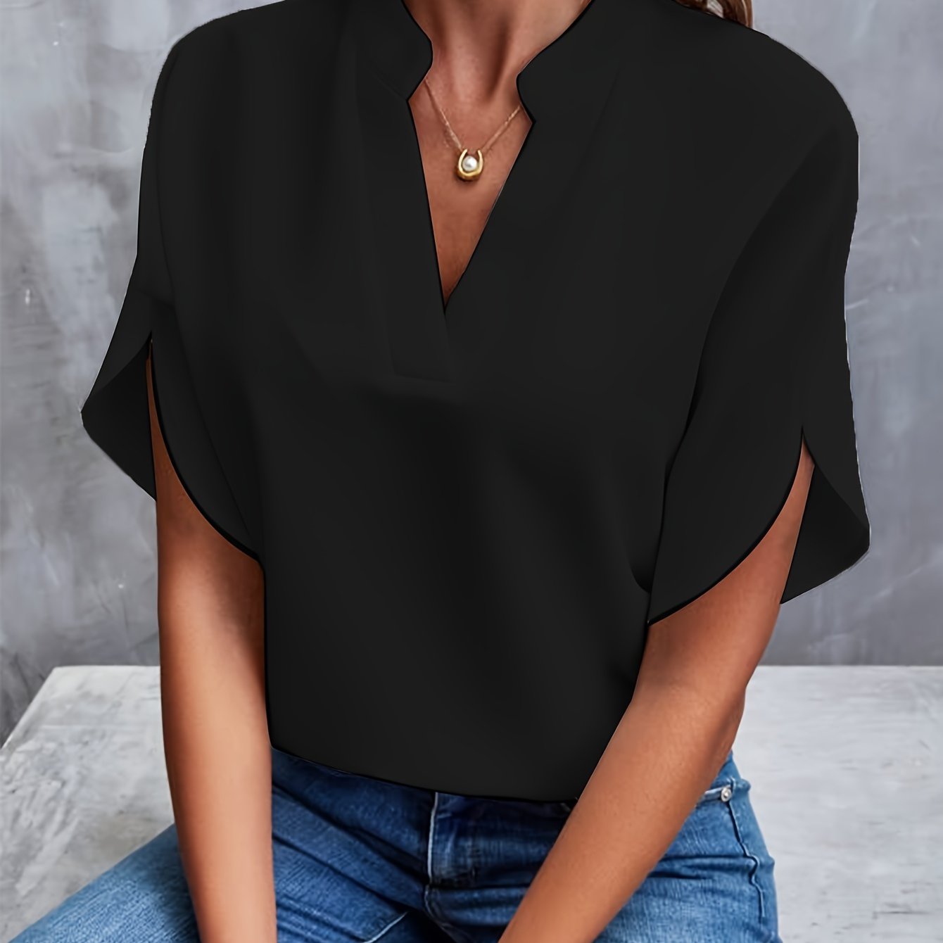 Vivian - Stijlvolle en Veelzijdige Blouse