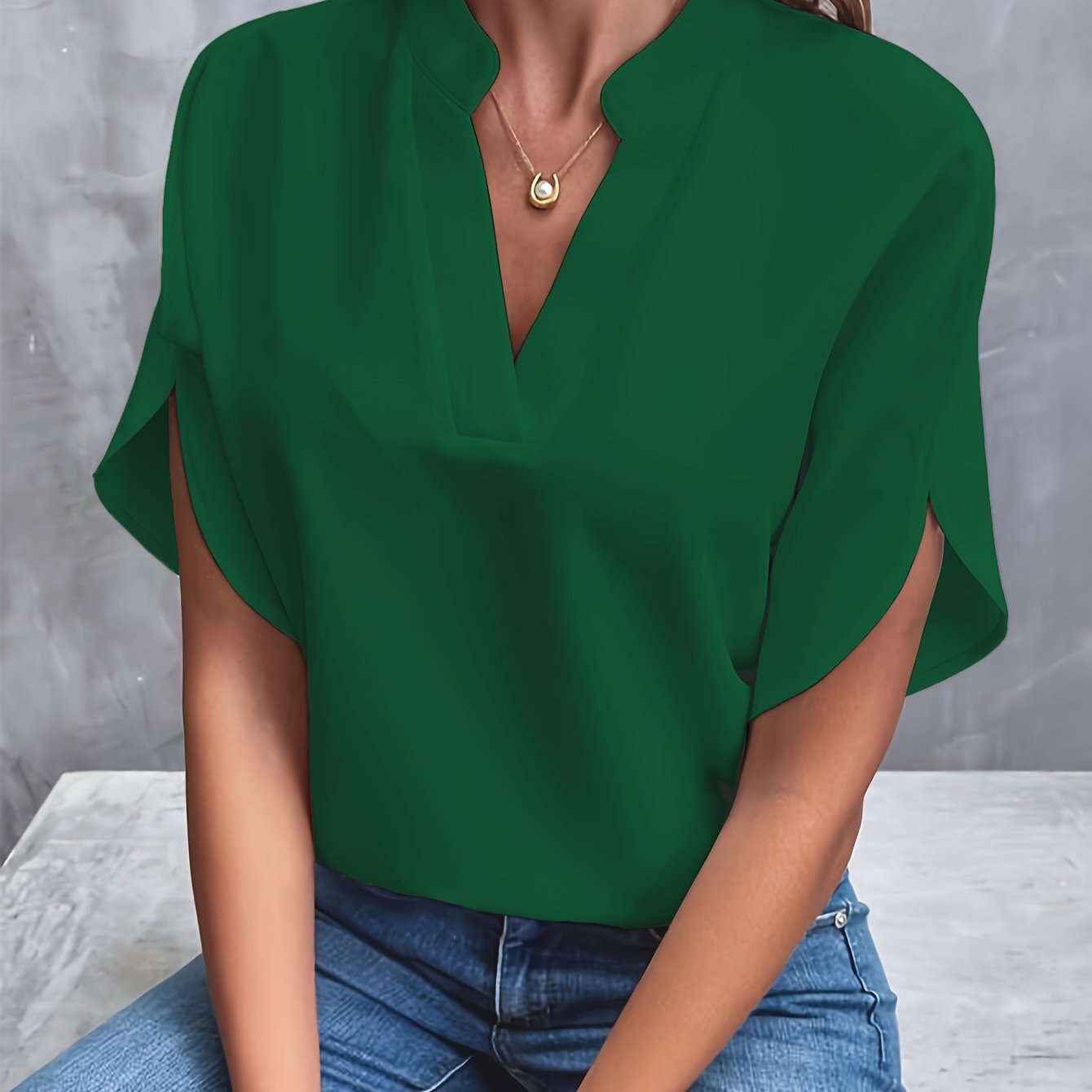 Vivian - Stijlvolle en Veelzijdige Blouse