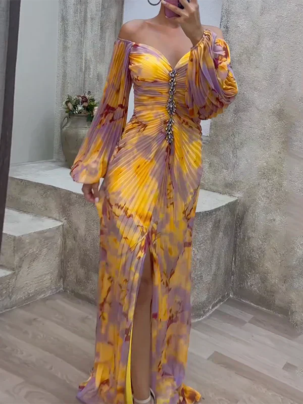 Gisselle - Elegante V-Hals Jurk