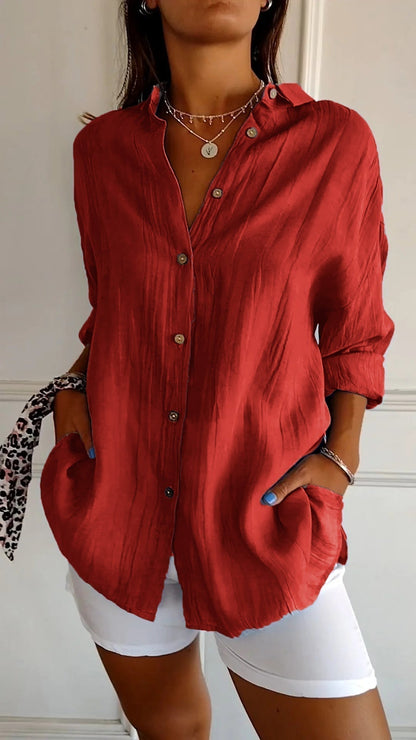 Krisha - Elegant Oversized Blouse