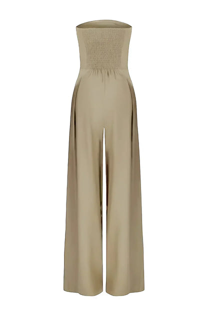 Ginette - Chic Strapless Jumpsuit