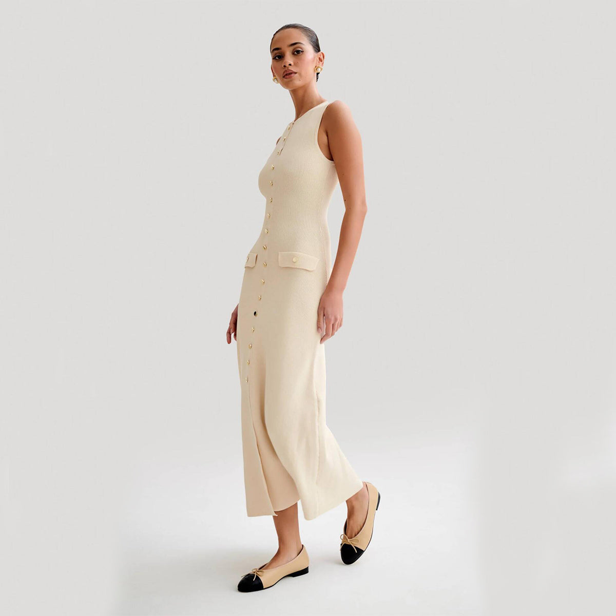 Esme - Mouwloze Lente Jurk