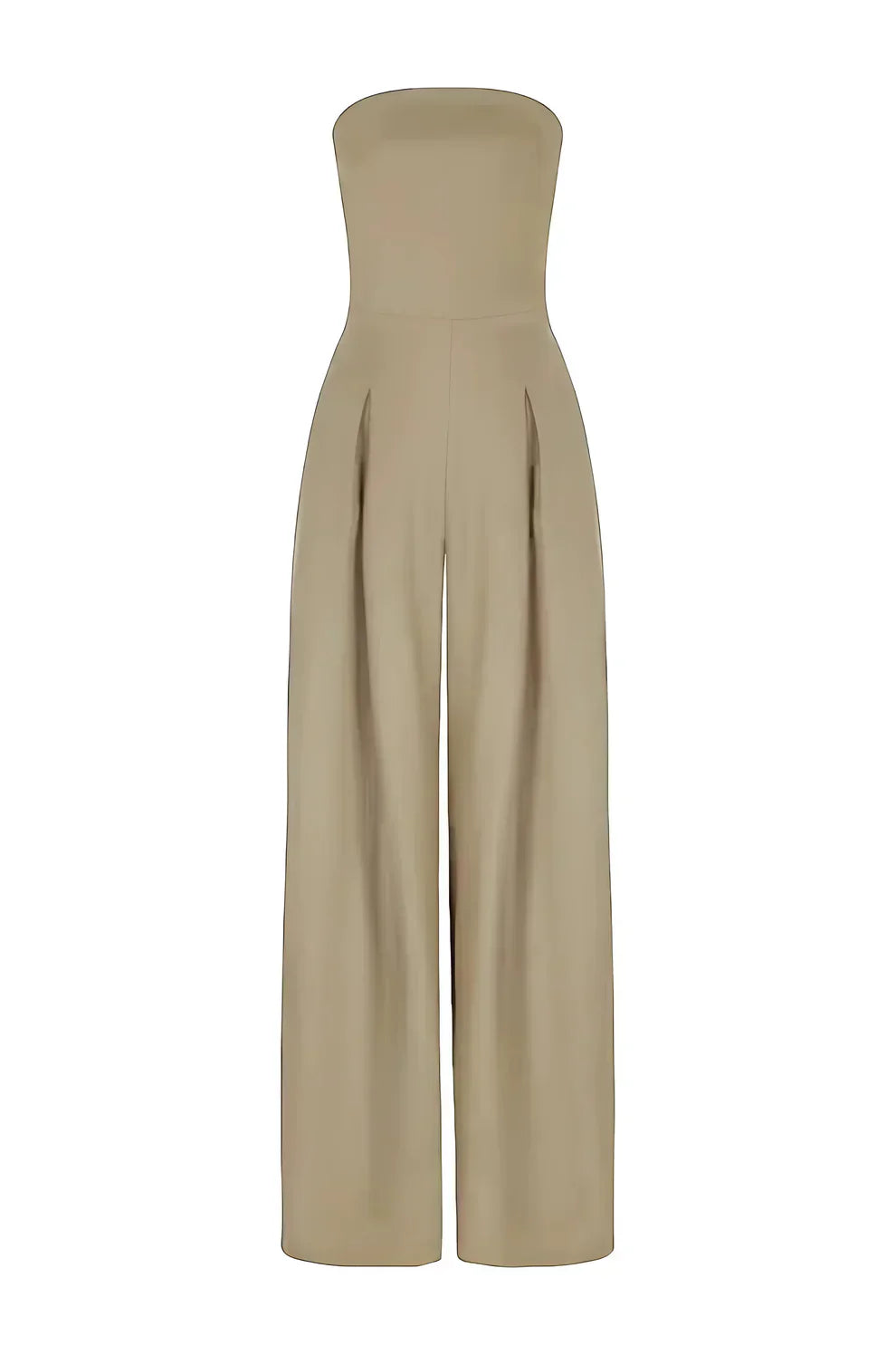 Ginette - Chic Strapless Jumpsuit