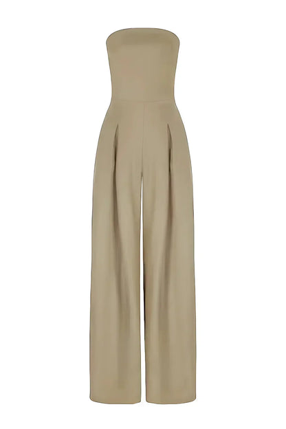 Ginette - Chic Strapless Jumpsuit
