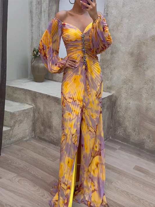 Gisselle - Elegante V-Hals Jurk