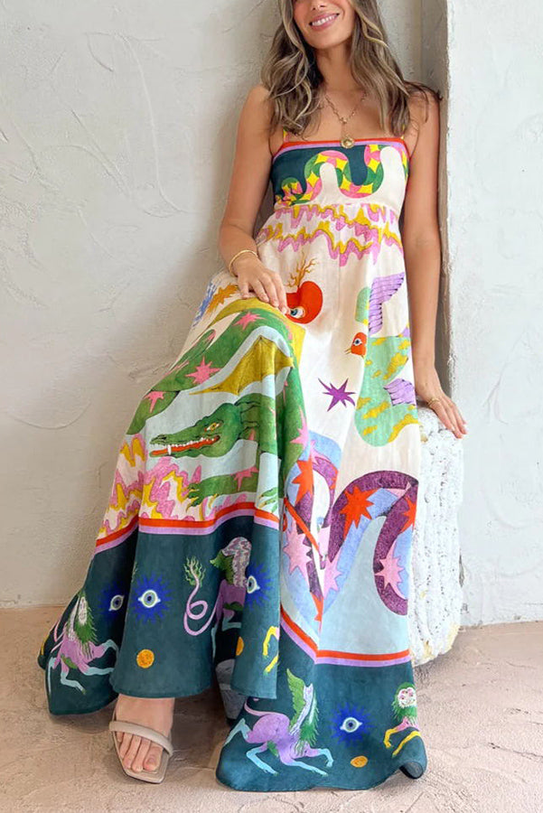 Angeline - Mouwloze Zomerjurk