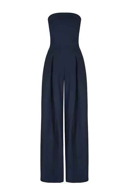 Ginette - Chic Strapless Jumpsuit