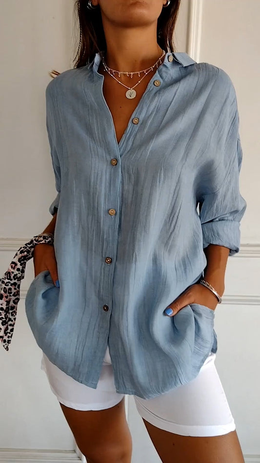 Krisha - Elegant Oversized Blouse