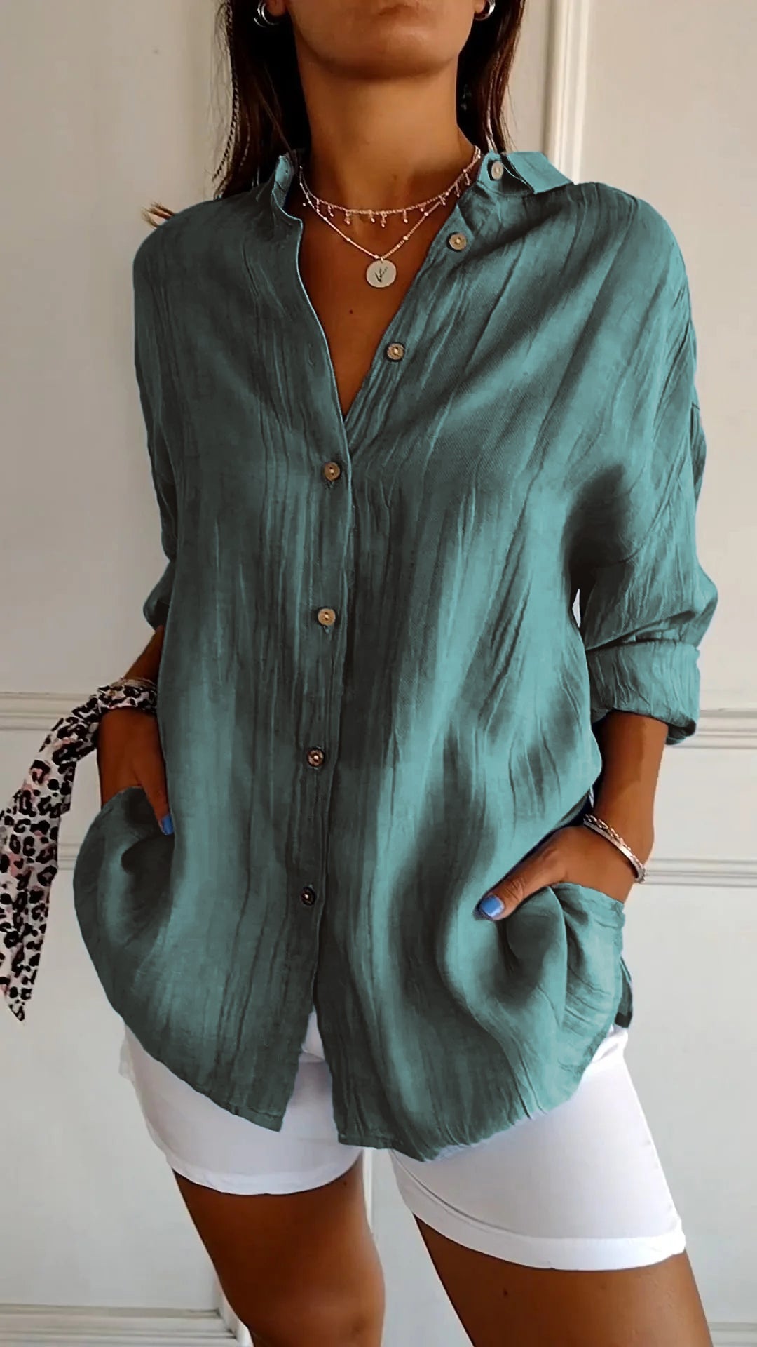 Krisha - Elegant Oversized Blouse