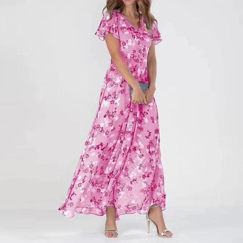 Victoria - Elegante Lente Bloemenjurk