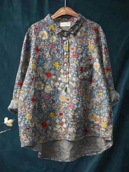 Julia - Elegante Blouse met Bloemenmotief