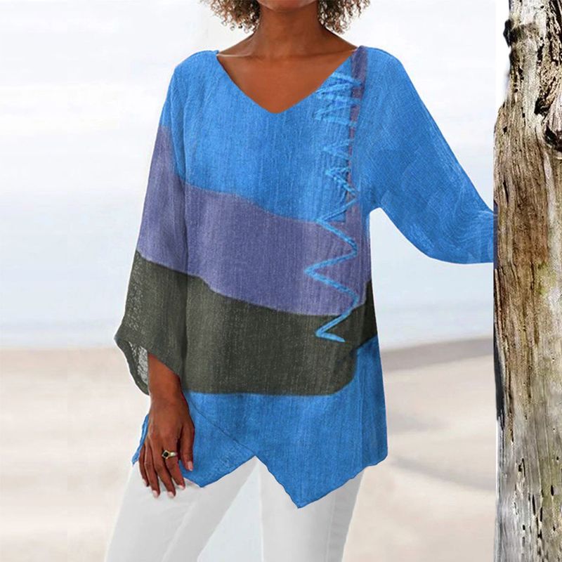 Helene - Flatterende V-Hals Top
