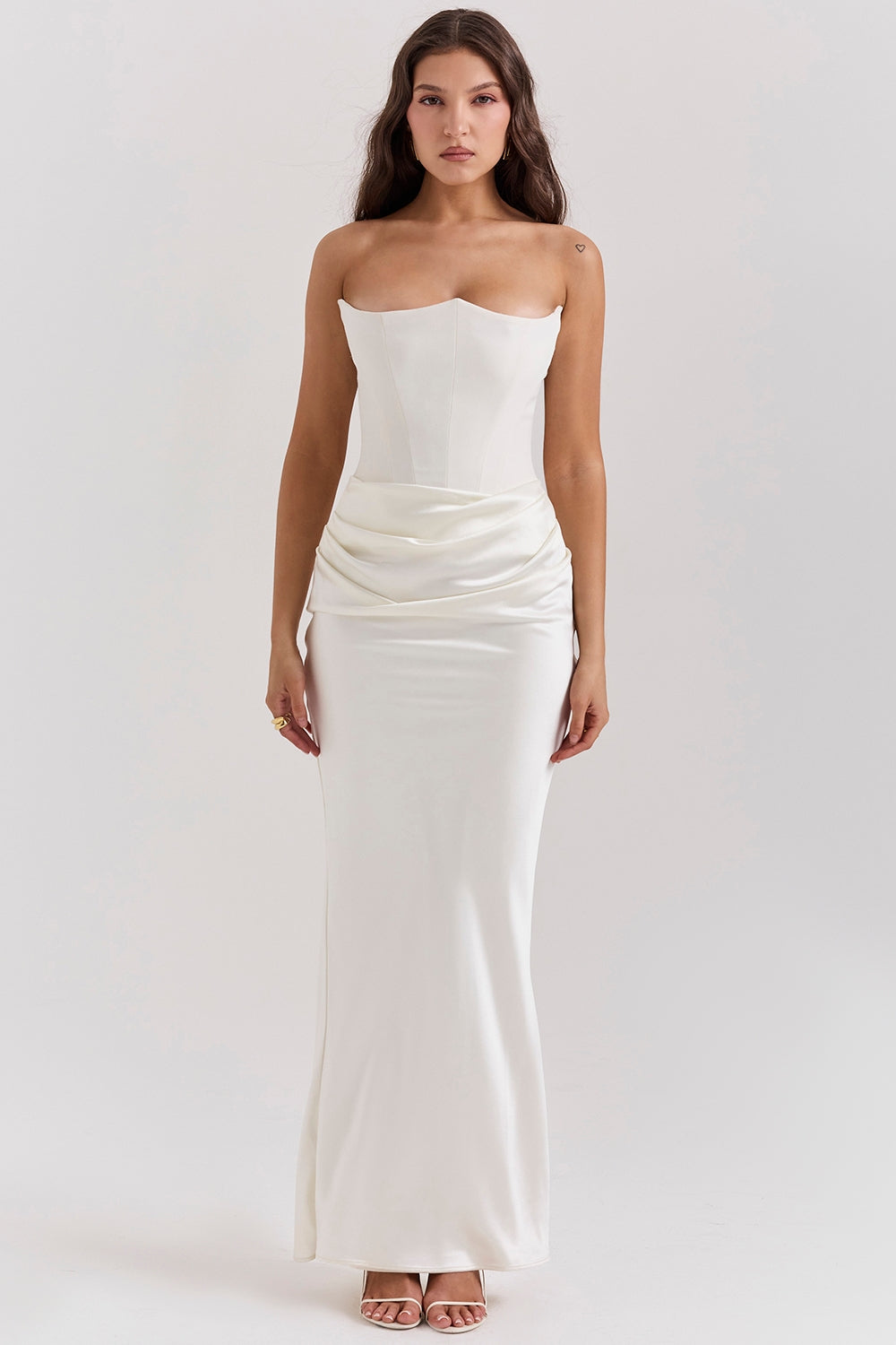 Lilly - Elegante Strapless Jurk