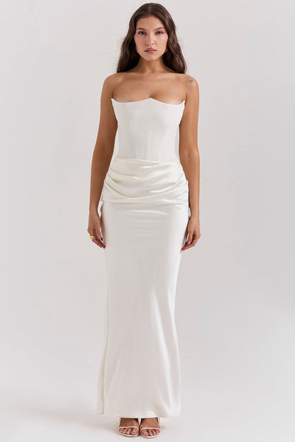 Lilly - Elegante Strapless Jurk