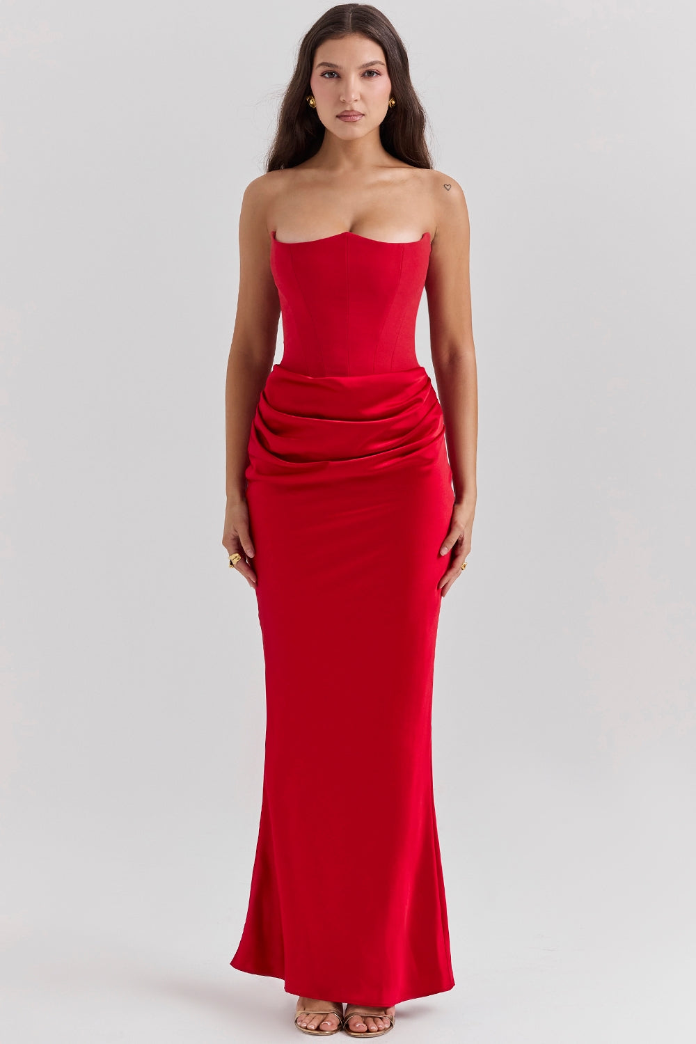 Lilly - Elegante Strapless Jurk