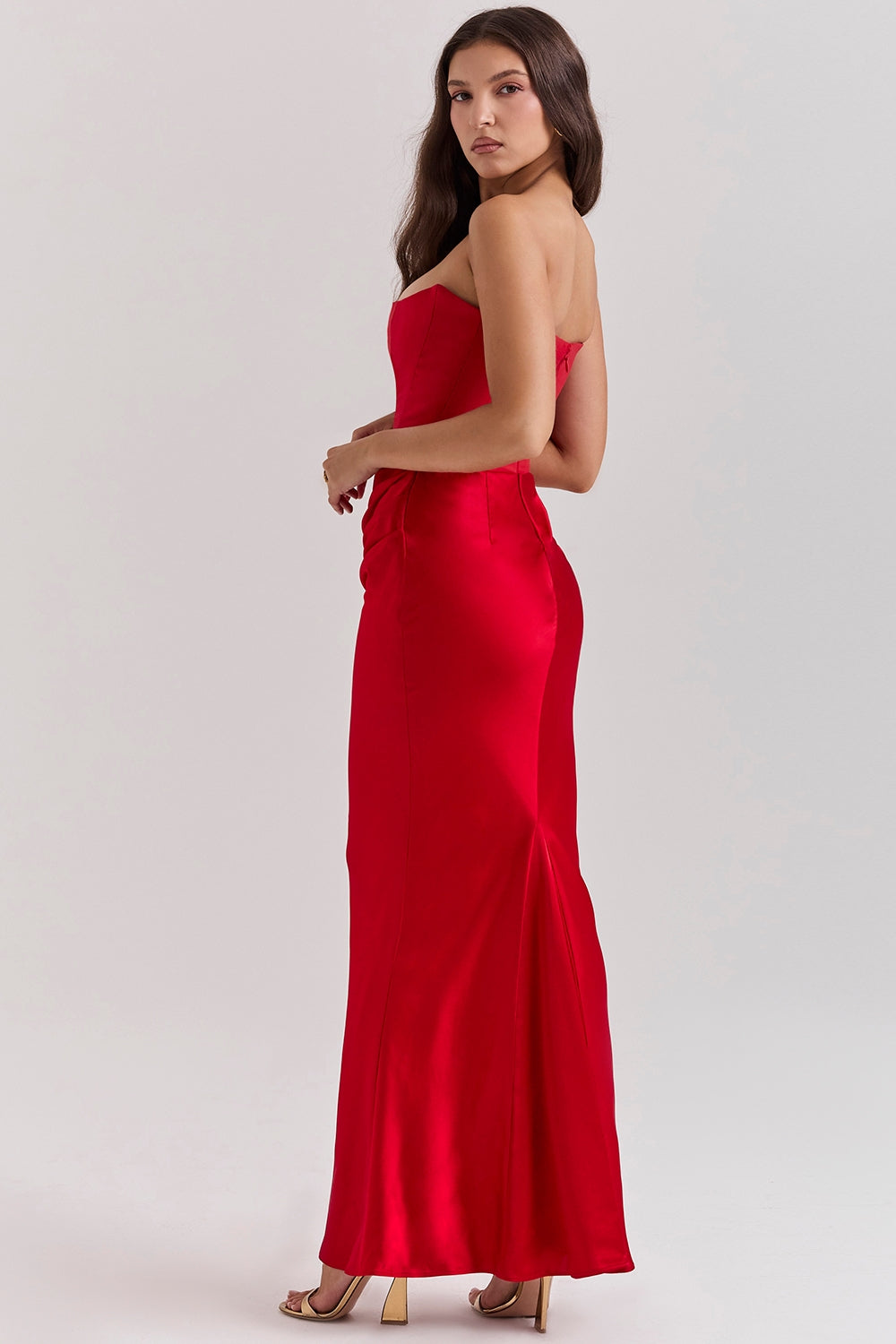 Lilly - Elegante Strapless Jurk
