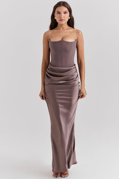 Lilly - Elegante Strapless Jurk
