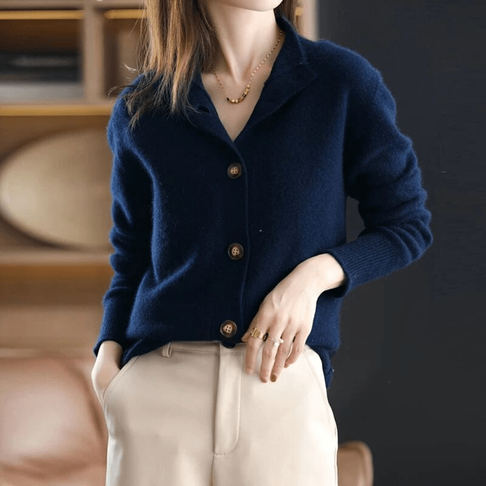 Annie™ | Gebreide Kasjmier Vest