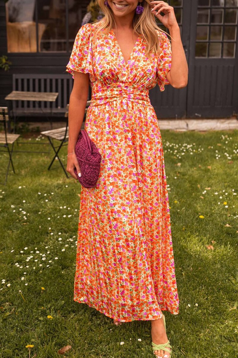 Pauline - Elegante Bloemenjurk