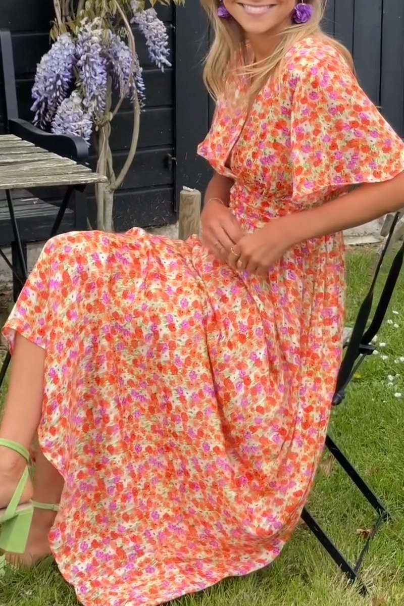 Pauline - Elegante Bloemenjurk