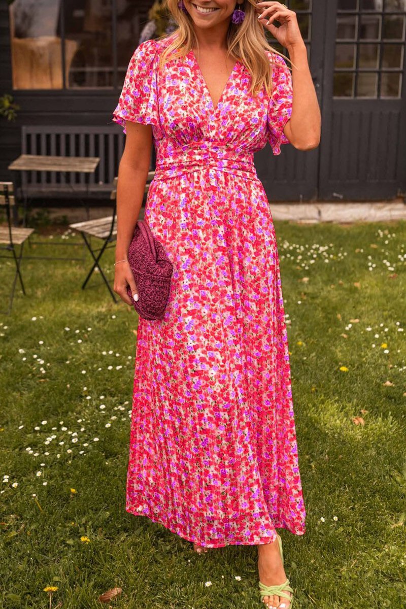 Pauline - Elegante Bloemenjurk