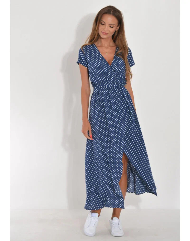 Suzanne - Elegante V-Hals Jurk