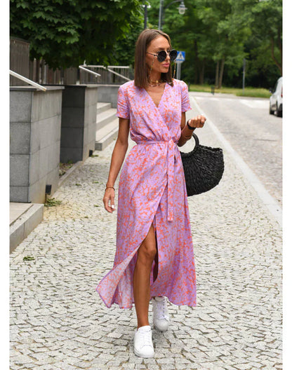 Suzanne - Elegante V-Hals Jurk
