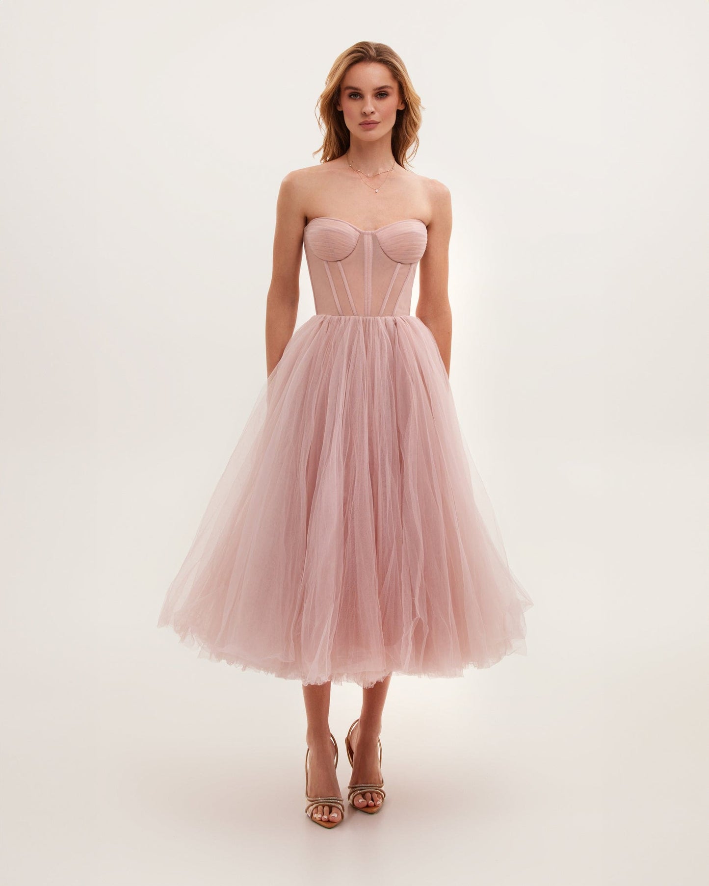 Judith - Elegante Strapless Zomerjurk
