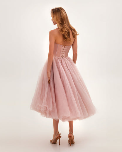 Judith - Elegante Strapless Zomerjurk