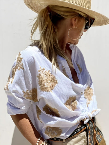Simone - Chic Ibiza Style Blouse