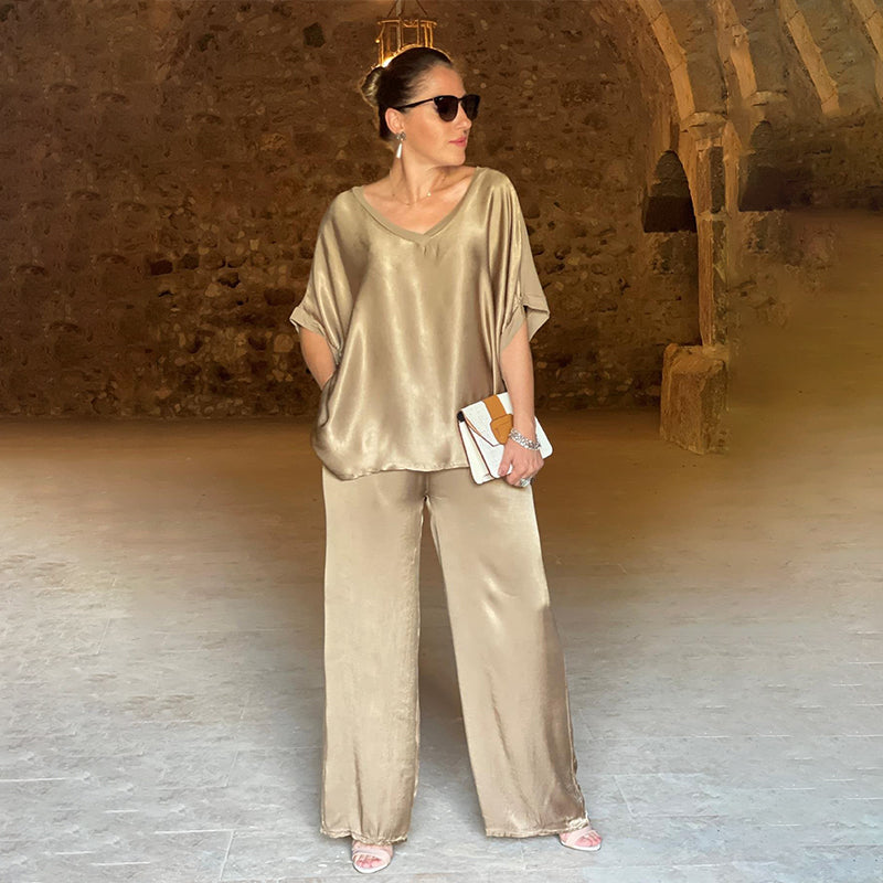 Pauline - Luxe Satijnen Set