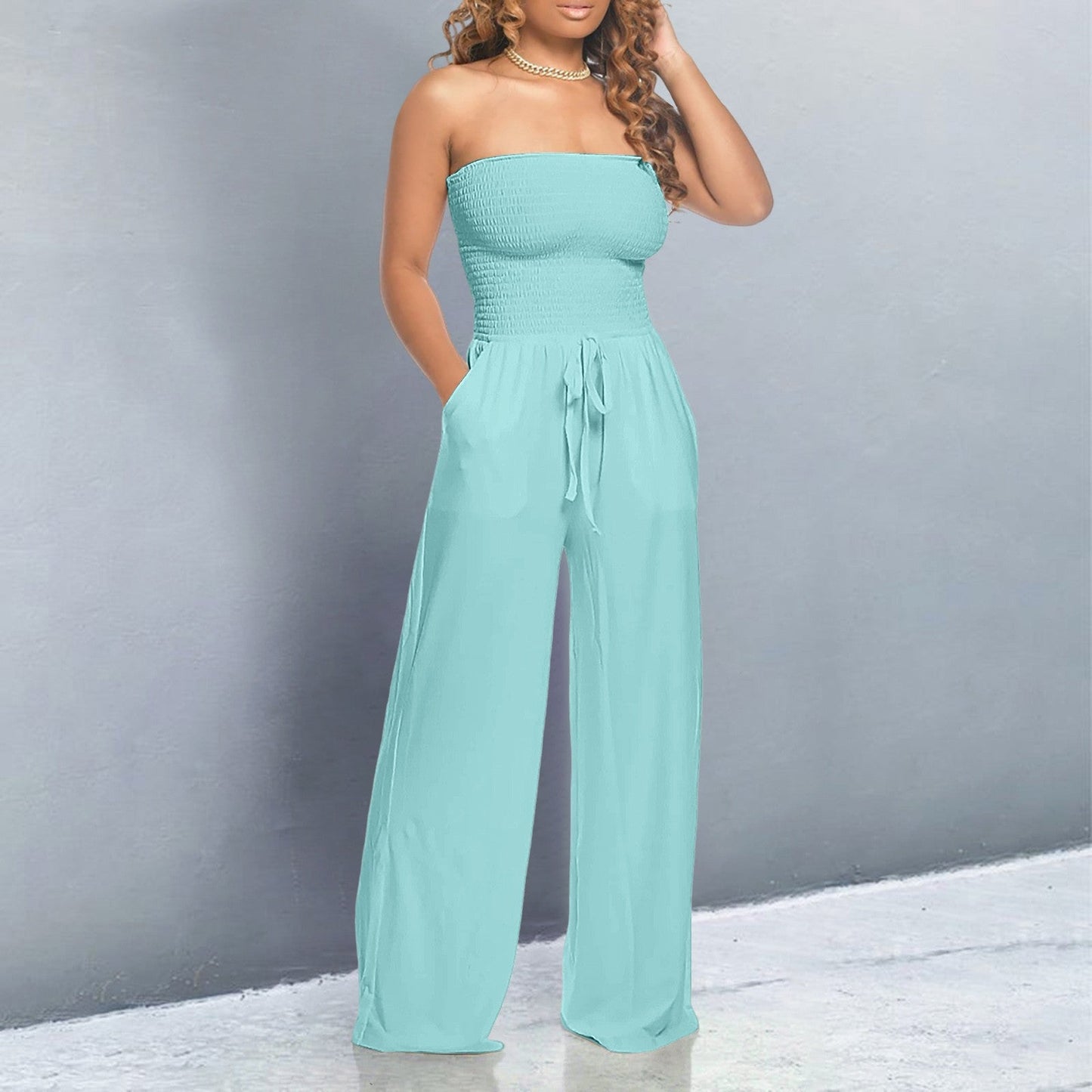 Denise - Elegante Off-Shoulder Jumpsuit