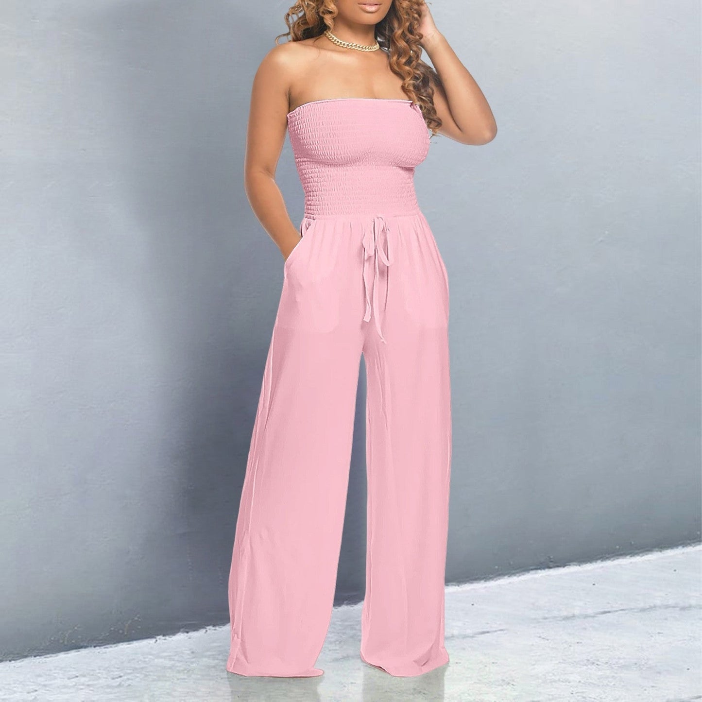 Denise - Elegante Off-Shoulder Jumpsuit
