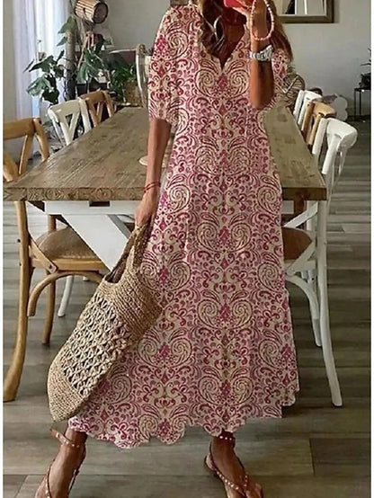 Dianna - Lichte Boheemse Jurk