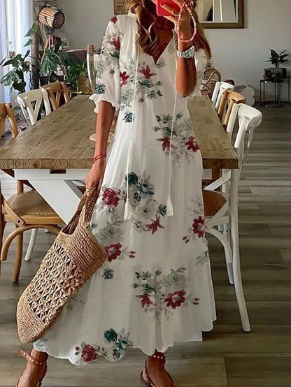 Dianna - Lichte Boheemse Jurk