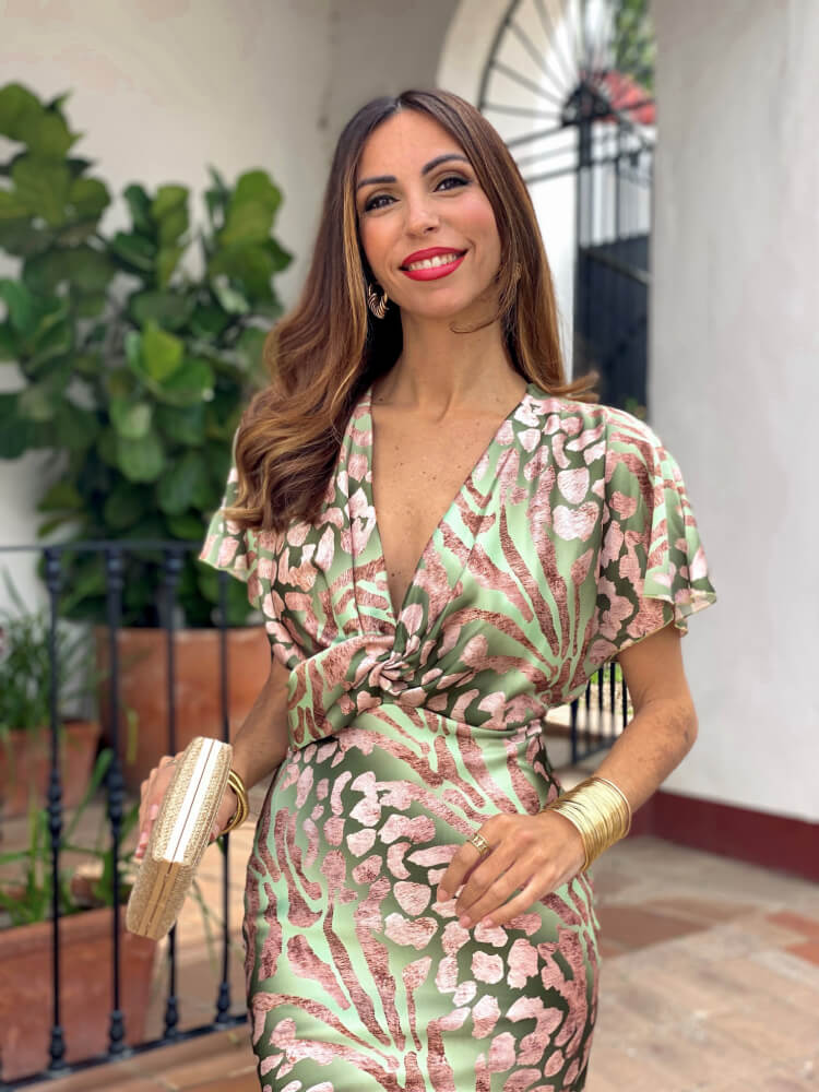 Alina – Bloemen Wrap Maxi Jurk