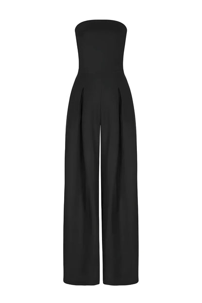 Ginette - Chic Strapless Jumpsuit